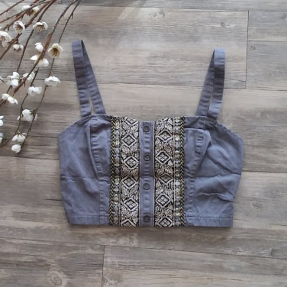 Urban Outfitters Tops - UO Festival Style Crop Top!